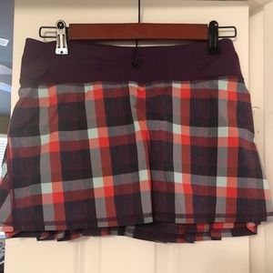 Size 2 plaid page setter tennis skirt